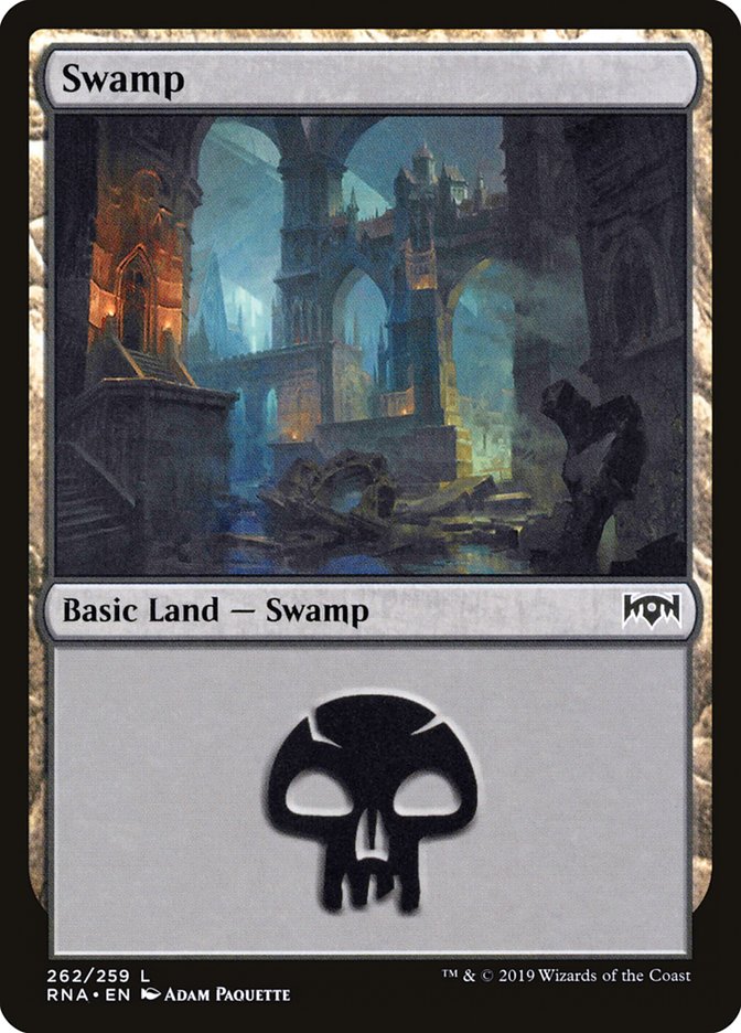 Swamp (262) [Ravnica Allegiance] | Gear Gaming Bentonville