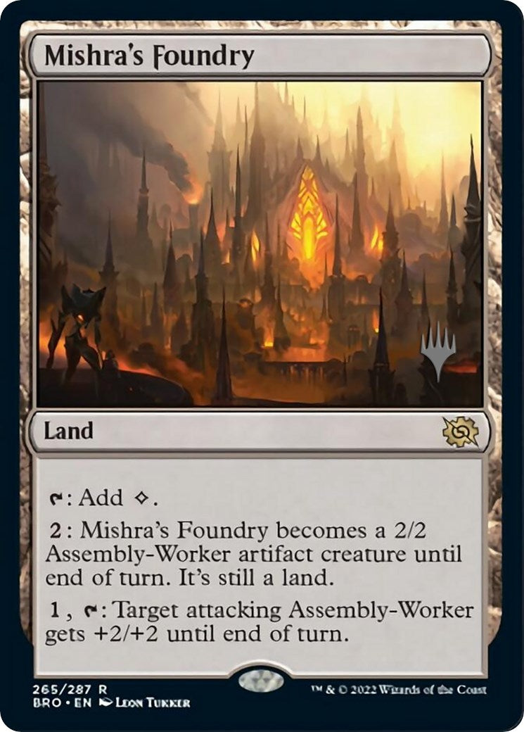 Mishra's Foundry (Promo Pack) [The Brothers' War Promos] | Gear Gaming Bentonville