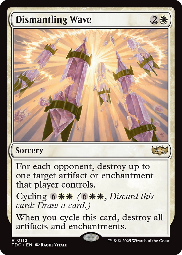 Dismantling Wave [Tarkir: Dragonstorm Commander] | Gear Gaming Bentonville