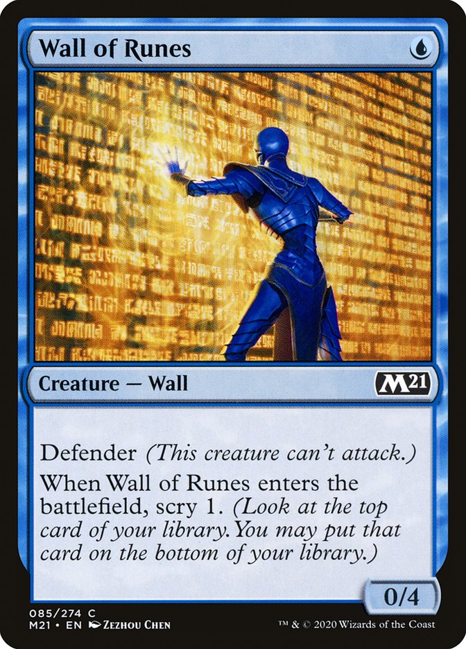 Wall of Runes [Core Set 2021] | Gear Gaming Bentonville