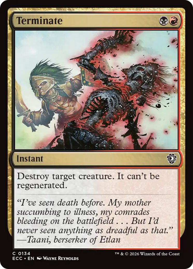 Terminate [Lorwyn Eclipsed Commander] | Gear Gaming Bentonville