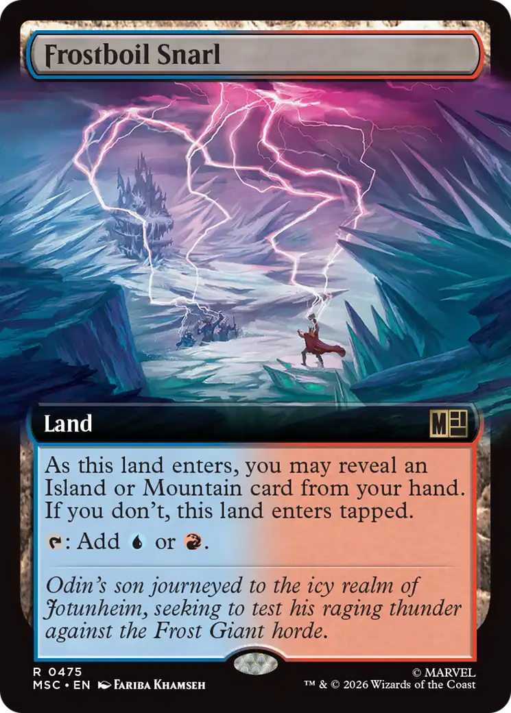 Frostboil Snarl (Extended Art) [Marvel Super Heroes Commander] | Gear Gaming Bentonville