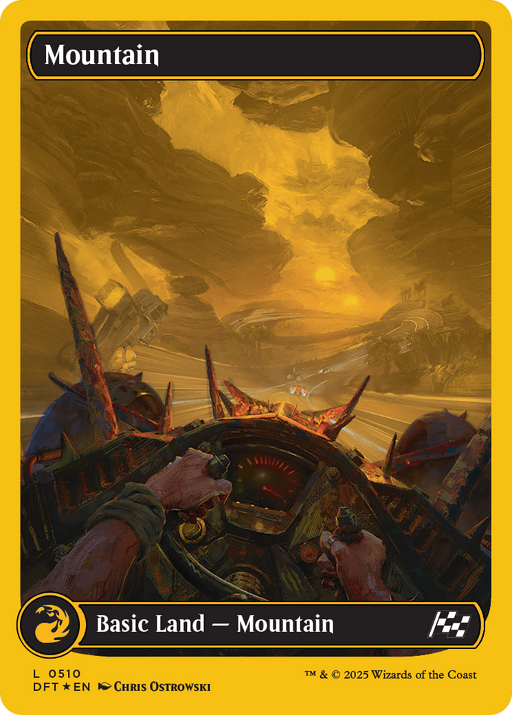 Mountain (0510) (First-Place Foil) [Aetherdrift] | Gear Gaming Bentonville