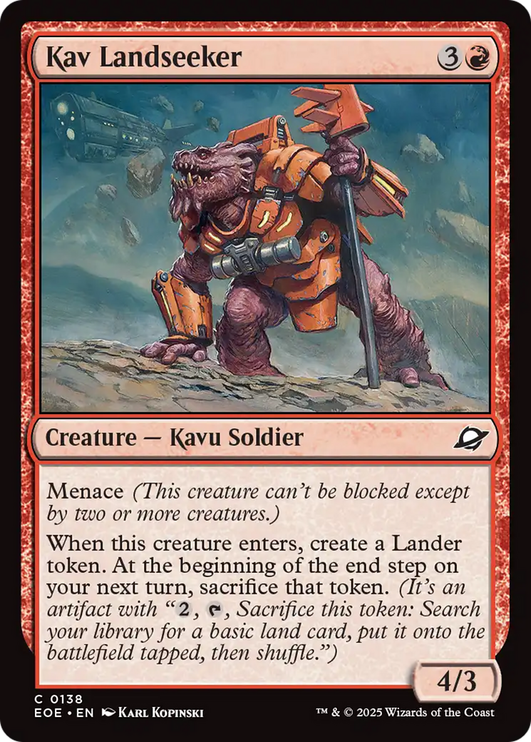 Kav Landseeker [Edge of Eternities] | Gear Gaming Bentonville