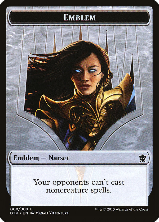 Narset Transcendent Emblem [Dragons of Tarkir Tokens] | Gear Gaming Bentonville