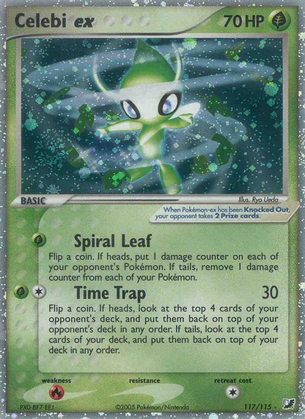 Celebi ex (117/115) [EX: Unseen Forces] | Gear Gaming Bentonville