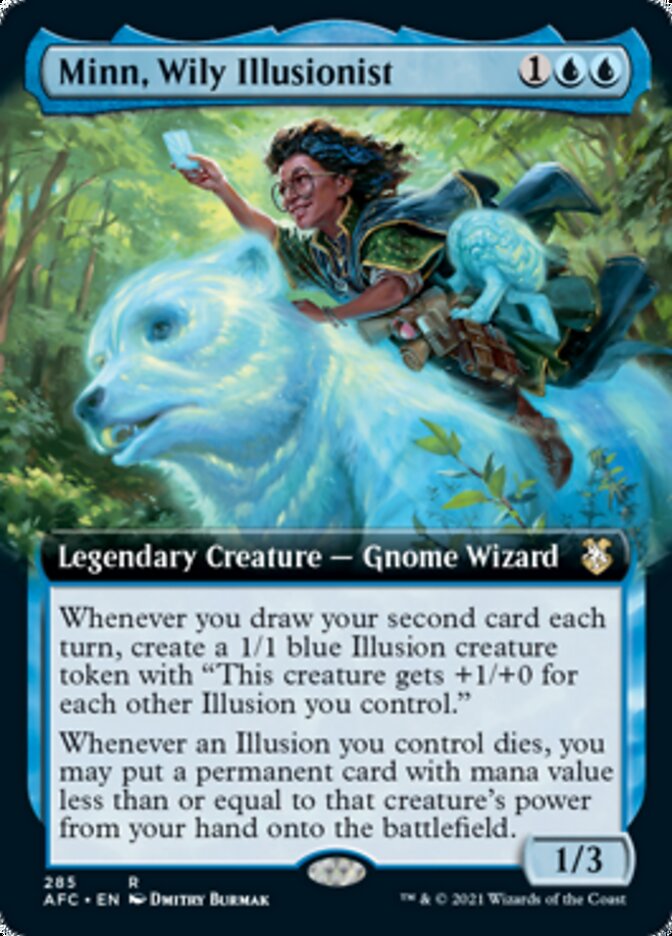 Minn, Wily Illusionist (Extended Art) [Dungeons & Dragons: Adventures in the Forgotten Realms Commander] | Gear Gaming Bentonville