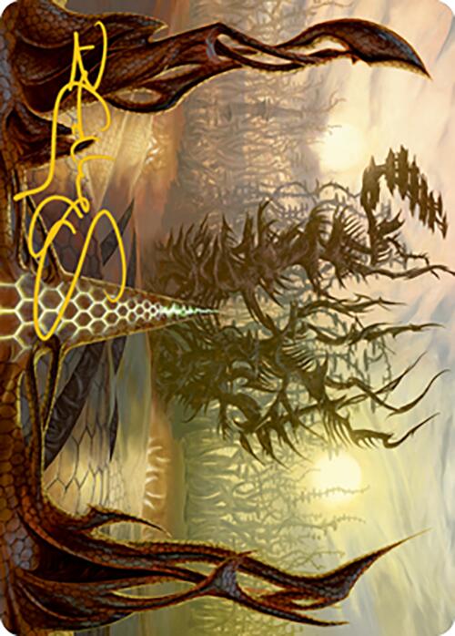 Thornglint Bridge Art Card (Gold-Stamped Signature) [Modern Horizons 2 Art Series] | Gear Gaming Bentonville