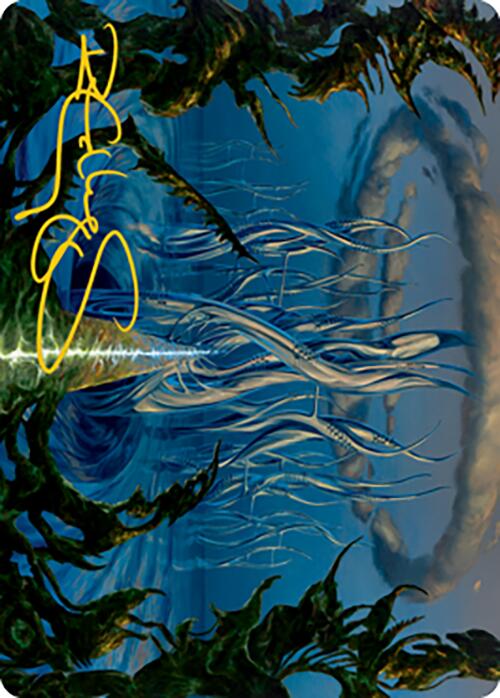 Tanglepool Bridge Art Card (Gold-Stamped Signature) [Modern Horizons 2 Art Series] | Gear Gaming Bentonville