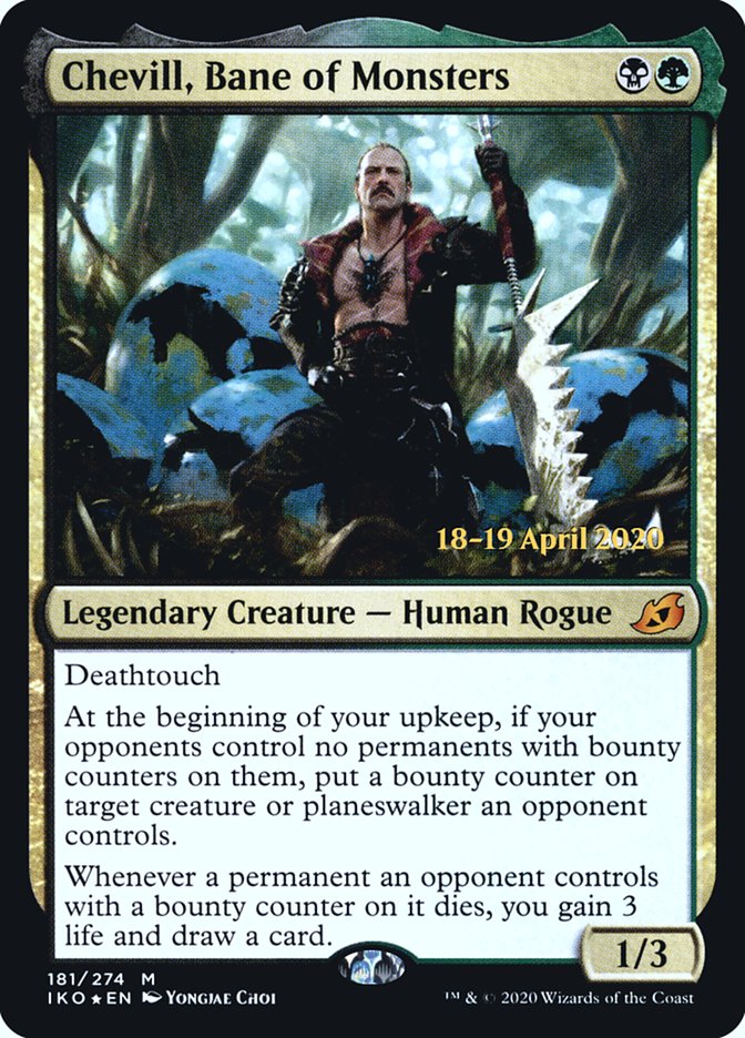 Chevill, Bane of Monsters [Ikoria: Lair of Behemoths Prerelease Promos] | Gear Gaming Bentonville