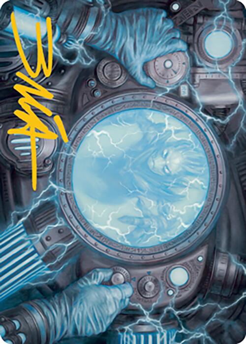 Recalibrate Art Card (Gold-Stamped Signature) [Modern Horizons 2 Art Series] | Gear Gaming Bentonville