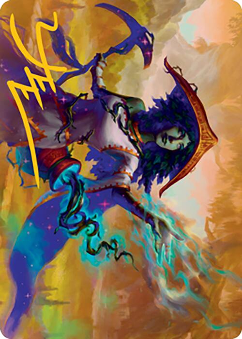 Sythis, Harvest's Hand Art Card (Gold-Stamped Signature) [Modern Horizons 2 Art Series] | Gear Gaming Bentonville