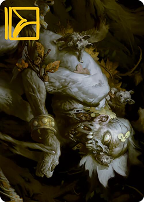 Nested Shambler Art Card (Gold-Stamped Signature) [Modern Horizons 2 Art Series] | Gear Gaming Bentonville