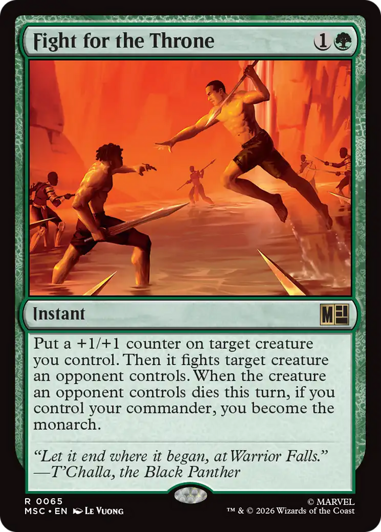 Fight for the Throne (Surge Foil) [Marvel Super Heroes Commander] | Gear Gaming Bentonville