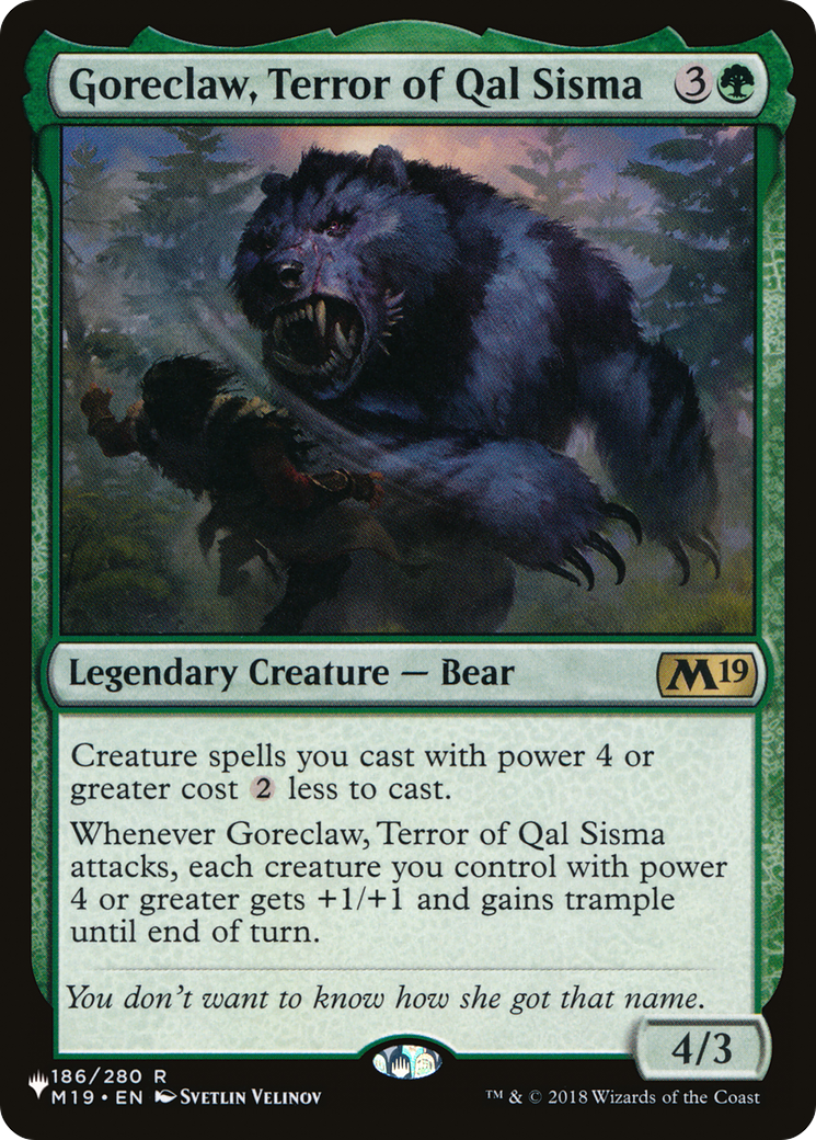 Goreclaw, Terror of Qal Sisma [The List] | Gear Gaming Bentonville
