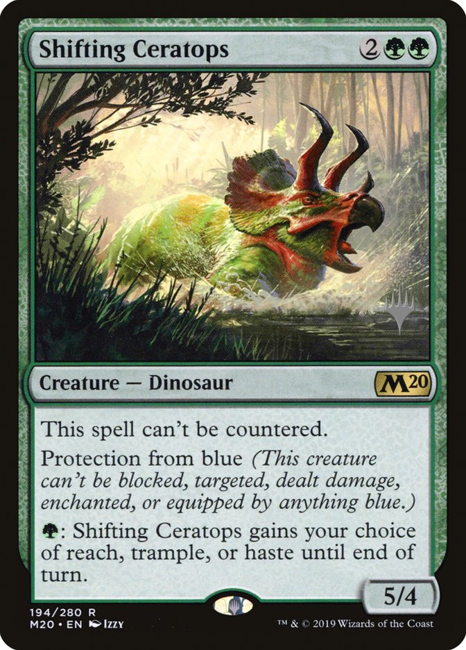 Shifting Ceratops (Promo Pack) [Core Set 2020 Promos] | Gear Gaming Bentonville