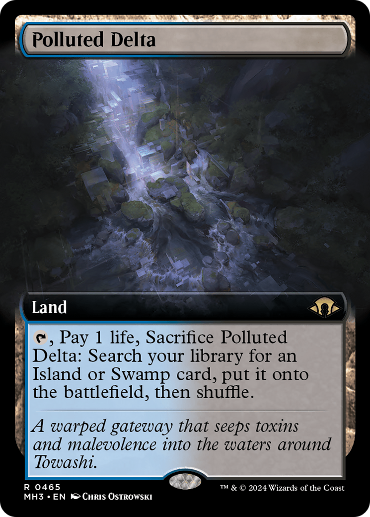 Polluted Delta (Extended Art) [Modern Horizons 3] | Gear Gaming Bentonville