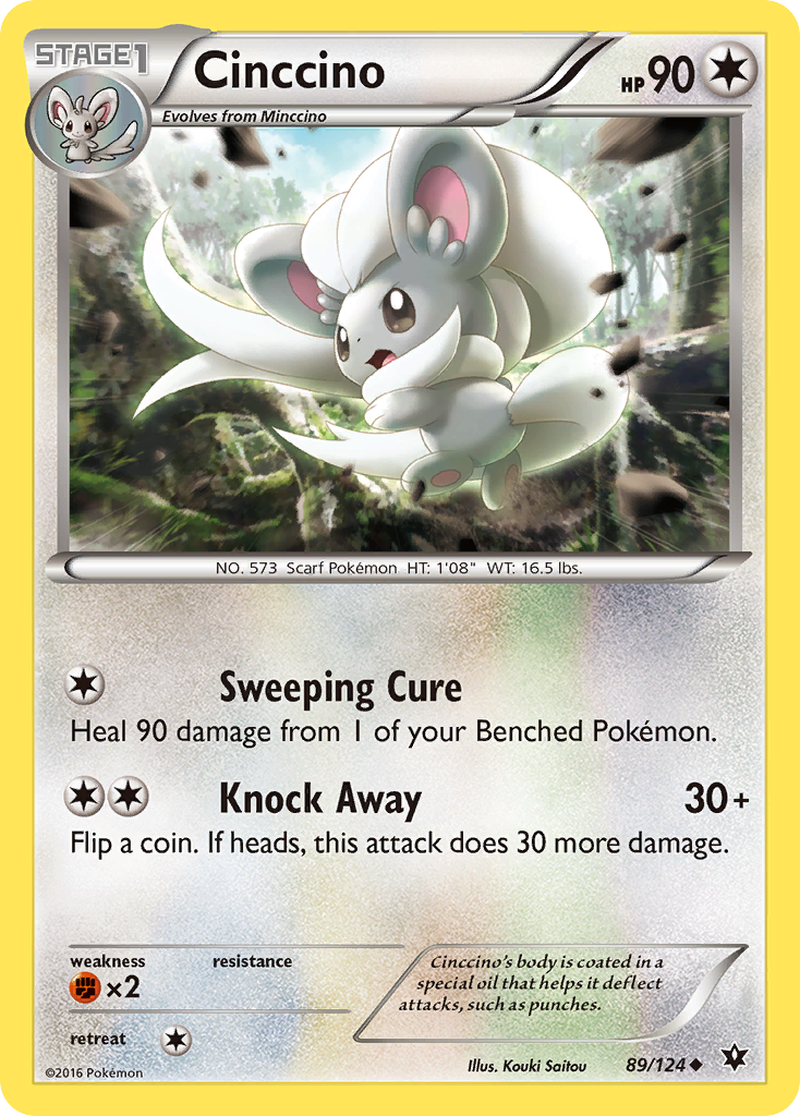 Cinccino (89/124) [XY: Fates Collide] | Gear Gaming Bentonville