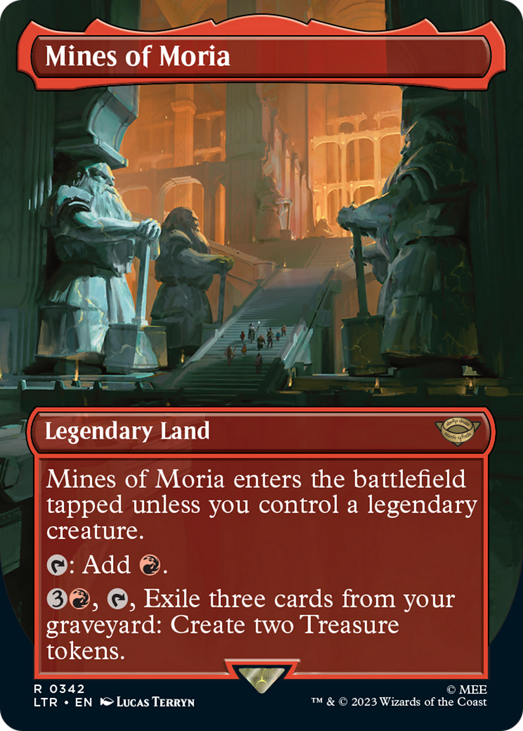 Mines of Moria (Borderless Alternate Art) (342) [The Lord of the Rings: Tales of Middle-Earth] | Gear Gaming Bentonville