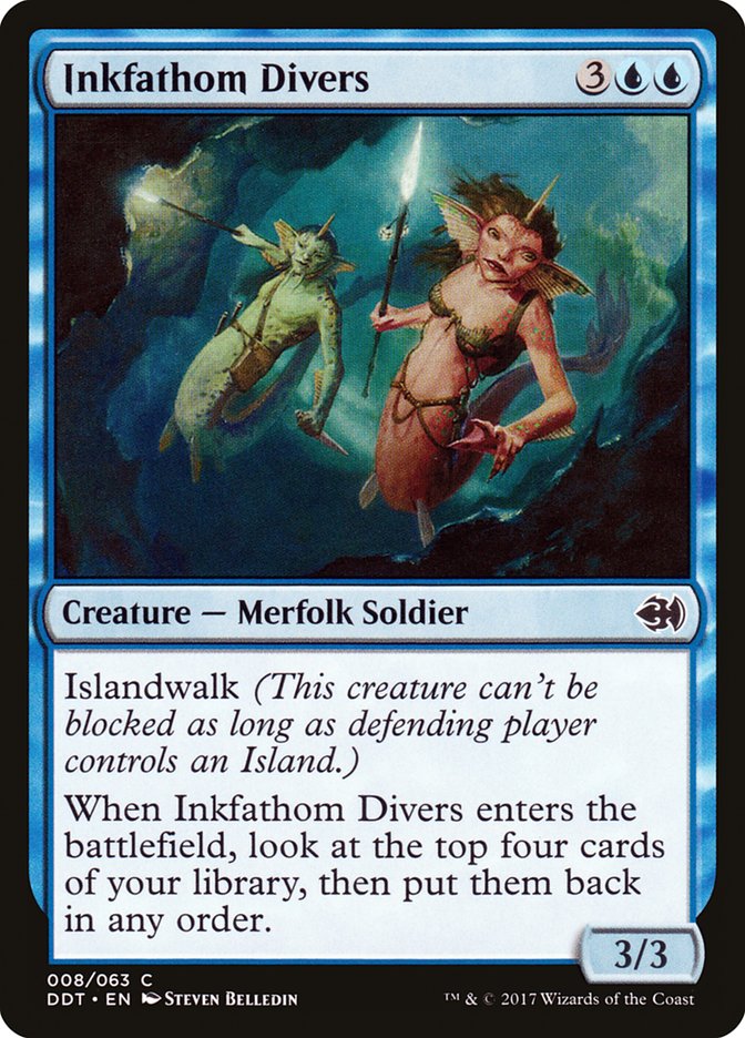 Inkfathom Divers [Duel Decks: Merfolk vs. Goblins] | Gear Gaming Bentonville