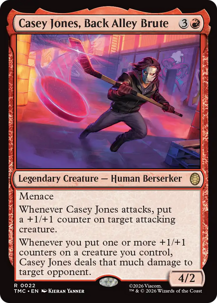 Casey Jones, Back Alley Brute [Teenage Mutant Ninja Turtles Commander] | Gear Gaming Bentonville