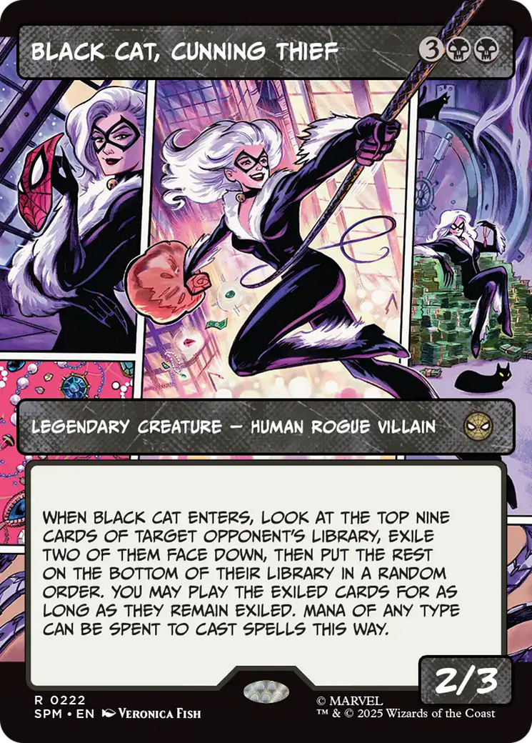 Black Cat, Cunning Thief (Borderless) [Marvel's Spider-Man] | Gear Gaming Bentonville