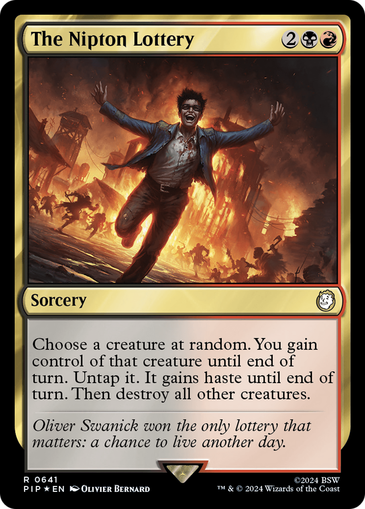 The Nipton Lottery (Surge Foil) [Fallout] | Gear Gaming Bentonville