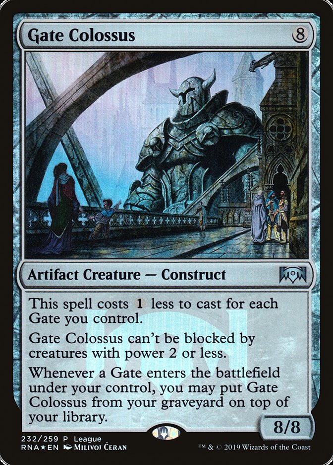 Gate Colossus (League) [Ravnica Allegiance Promos] | Gear Gaming Bentonville