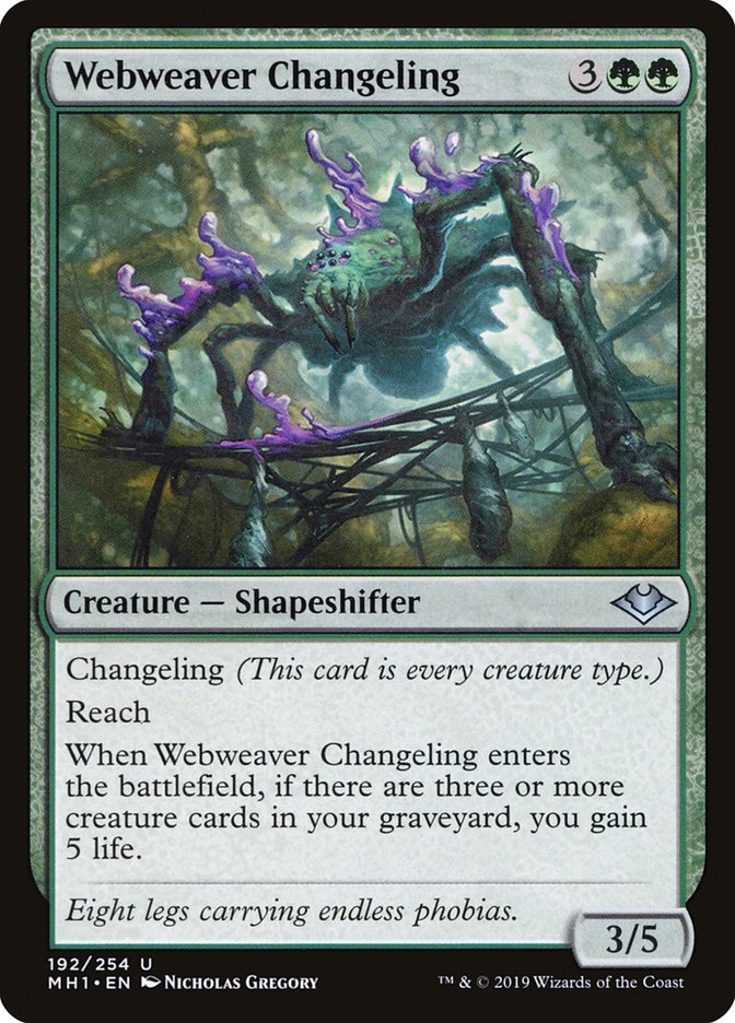 Webweaver Changeling [Modern Horizons] | Gear Gaming Bentonville