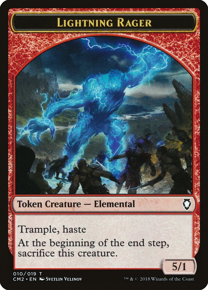 Lightning Rager Token [Commander Anthology Volume II Tokens] | Gear Gaming Bentonville