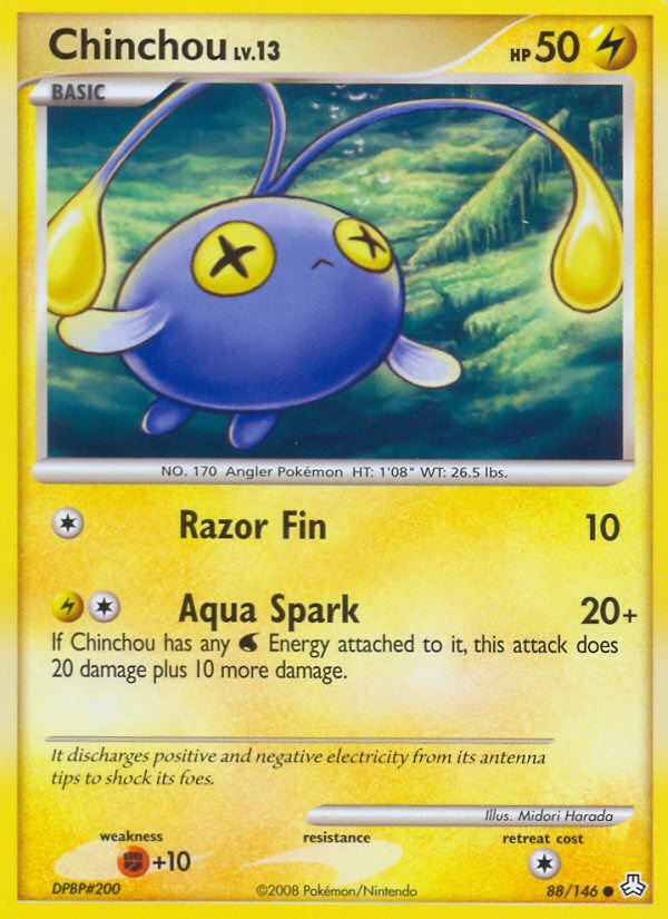 Chinchou (88/146) [Diamond & Pearl: Legends Awakened] | Gear Gaming Bentonville