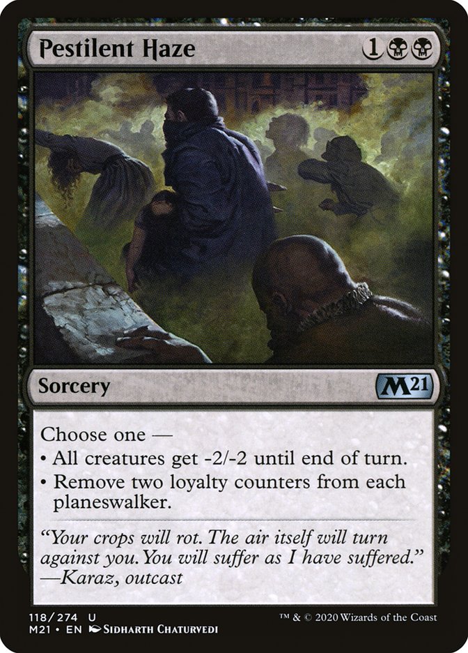 Pestilent Haze [Core Set 2021] | Gear Gaming Bentonville