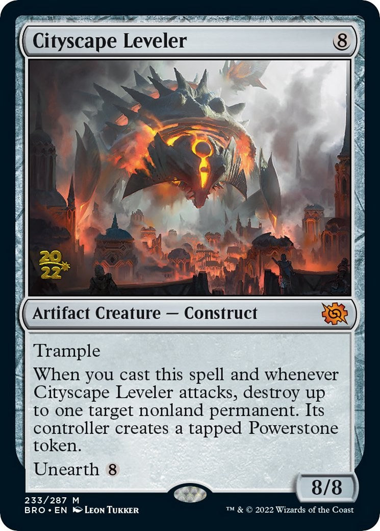 Cityscape Leveler [The Brothers' War Prerelease Promos] | Gear Gaming Bentonville