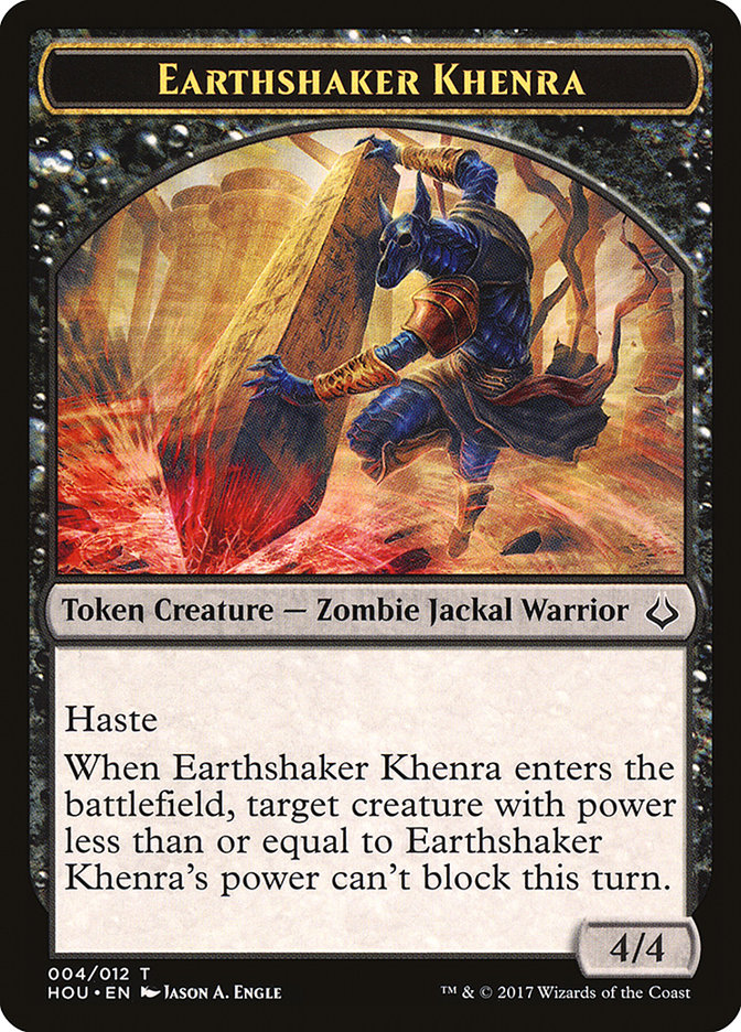 Earthshaker Khenra Token [Hour of Devastation Tokens] | Gear Gaming Bentonville