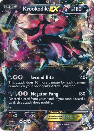 Krookodile EX (XY25) (Jumbo Card) [XY: Black Star Promos] | Gear Gaming Bentonville