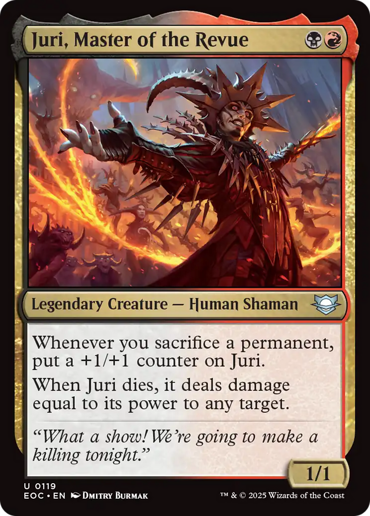 Juri, Master of the Revue [Edge of Eternities Commander] | Gear Gaming Bentonville