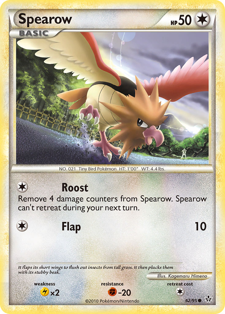 Spearow (62/95) [HeartGold & SoulSilver: Unleashed] | Gear Gaming Bentonville