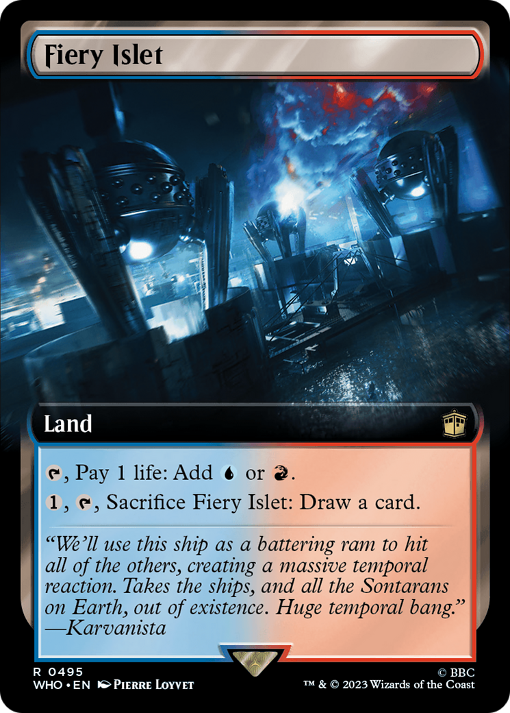 Fiery Islet (Extended Art) [Doctor Who] | Gear Gaming Bentonville
