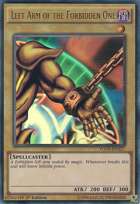Left Arm of the Forbidden One [YGLD-ENA21] Ultra Rare | Gear Gaming Bentonville