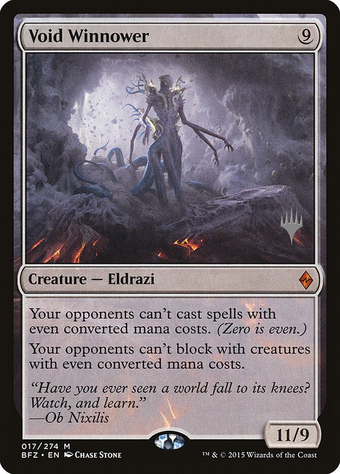 Void Winnower (Promo Pack) [Battle for Zendikar Promos] | Gear Gaming Bentonville
