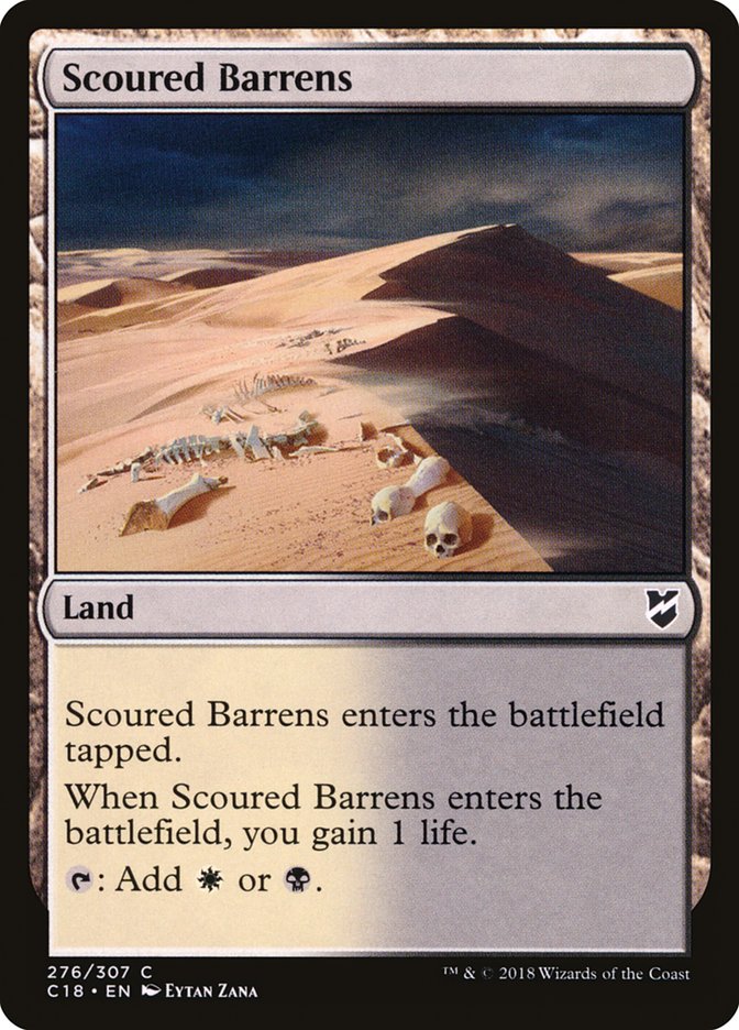 Scoured Barrens [Commander 2018] | Gear Gaming Bentonville