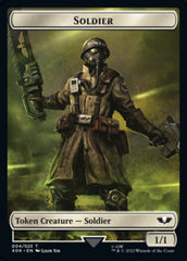 Soldier (004) // Arco-Flagellant Double-Sided Token (Surge Foil) [Warhammer 40,000 Tokens] | Gear Gaming Bentonville