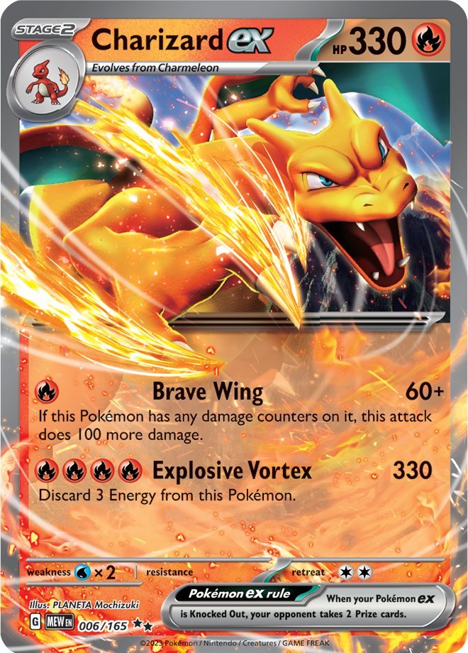 Charizard ex (006/165) [Scarlet & Violet: 151] | Gear Gaming Bentonville