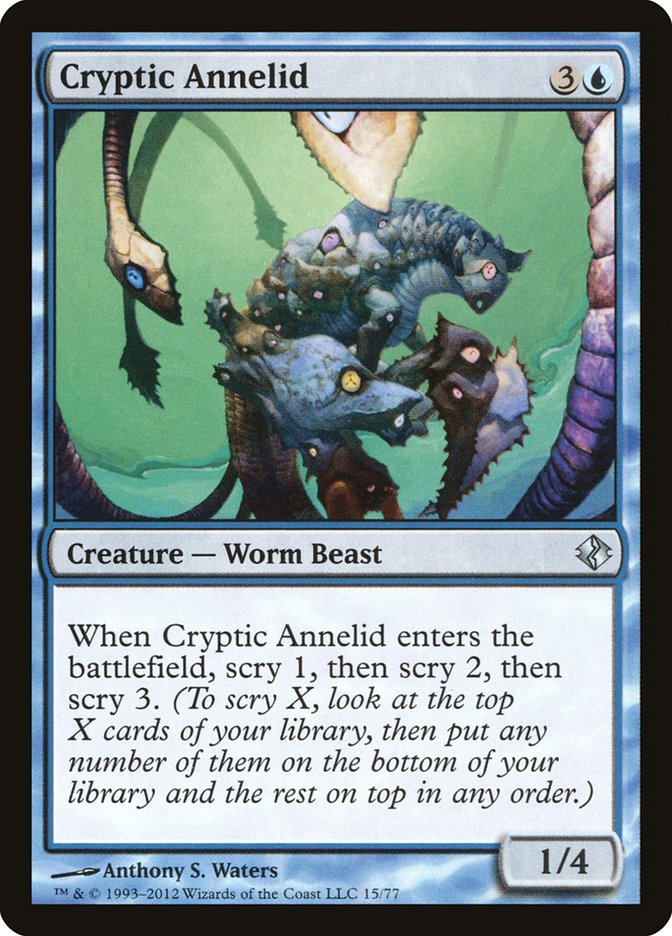Cryptic Annelid [Duel Decks: Venser vs. Koth] | Gear Gaming Bentonville