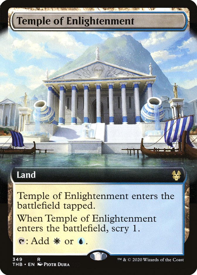 Temple of Enlightenment (Extended Art) [Theros Beyond Death] | Gear Gaming Bentonville