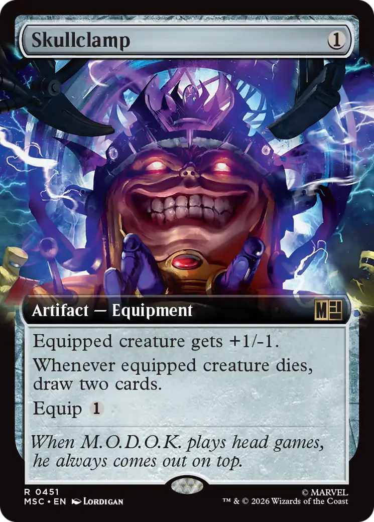 Skullclamp (Extended Art) [Marvel Super Heroes Commander] | Gear Gaming Bentonville