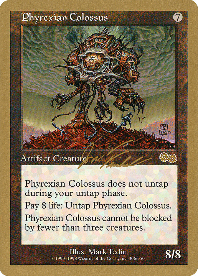 Phyrexian Colossus (Jon Finkel) [World Championship Decks 2000] | Gear Gaming Bentonville