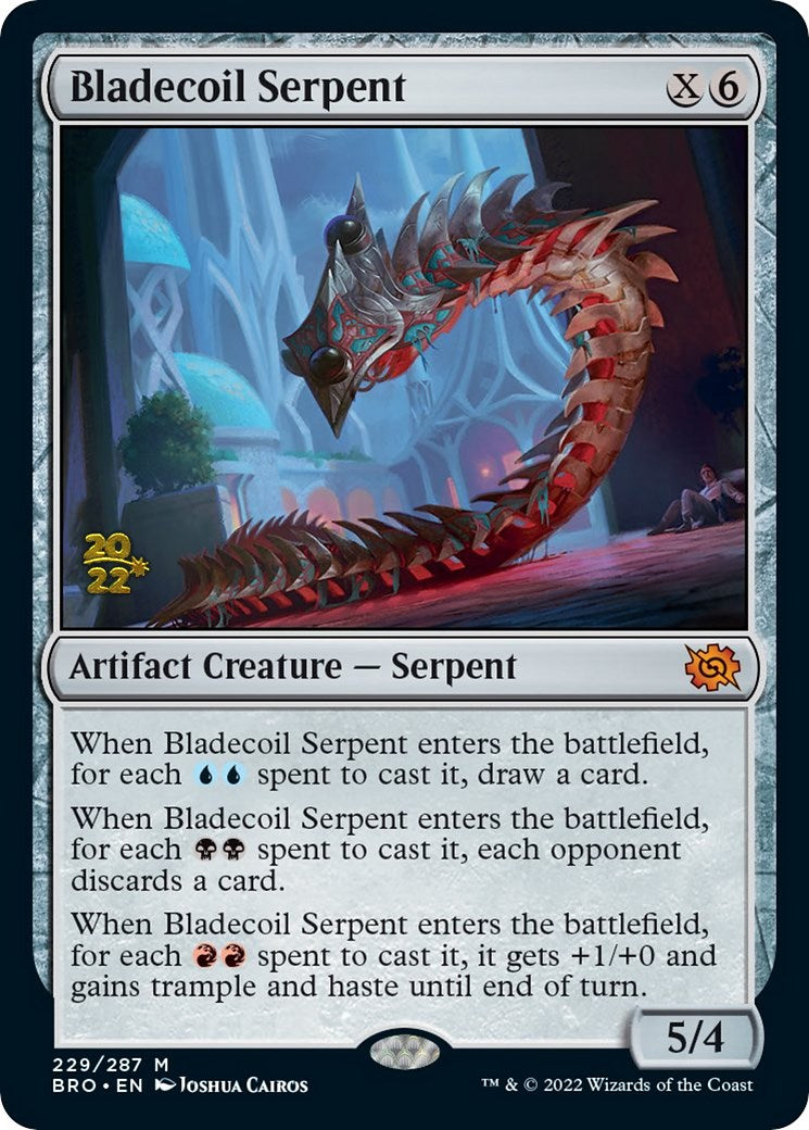Bladecoil Serpent [The Brothers' War Prerelease Promos] | Gear Gaming Bentonville