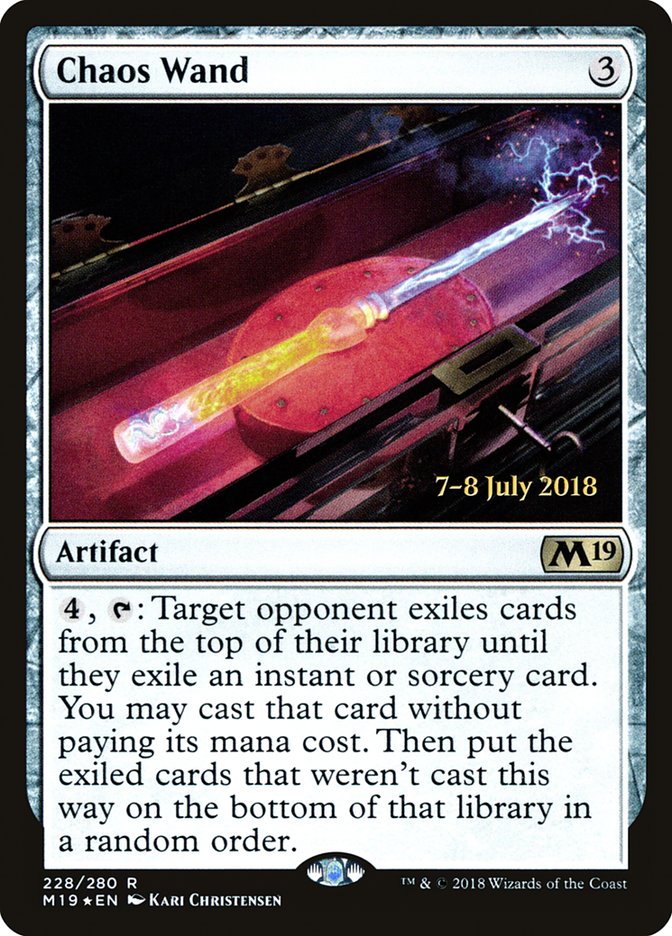 Chaos Wand [Core Set 2019 Prerelease Promos] | Gear Gaming Bentonville