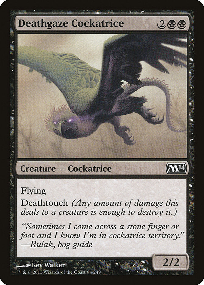 Deathgaze Cockatrice [Magic 2014] | Gear Gaming Bentonville